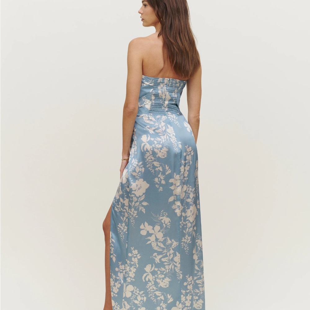 Reformation barrow silk dress